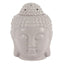 Small Grey Buddha Head Oil Burner - British D'sire