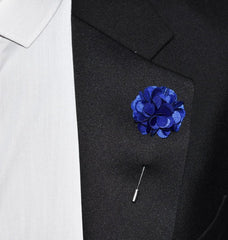 Small Groomsman Button Hole, Blue - All Products - British D'sire
