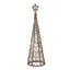 Small LED Wicker Christmas Tree With Star - Christmas Decor - British D'sire