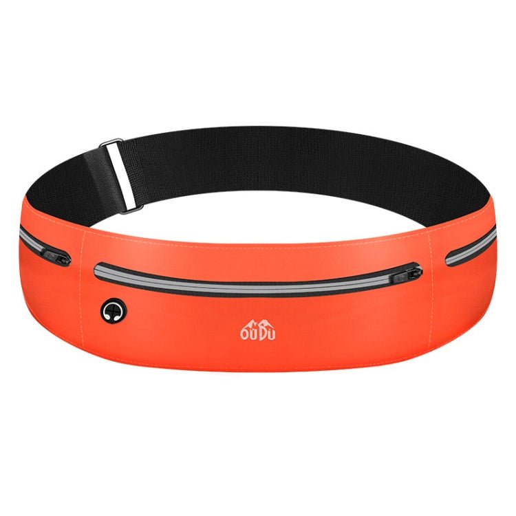 Small OUDU Outdoor Running Cell Phone Waist Pack Men And Women Waterproof Sports Gear(Orange) - British D'sire