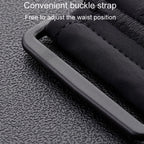 Small OUDU Outdoor Sports Portable Wrap - Around Waist Pack Unisex Cell Phone Bag(Black) - British D'sire