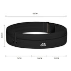 Small OUDU Outdoor Sports Portable Wrap - Around Waist Pack Unisex Cell Phone Bag(Light Gray) - British D'sire