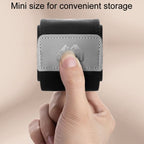 Small OUDU Outdoor Sports Portable Wrap - Around Waist Pack Unisex Cell Phone Bag(Light Gray) - British D'sire