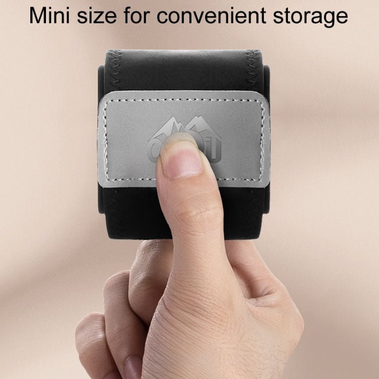 Small OUDU Outdoor Sports Portable Wrap - Around Waist Pack Unisex Cell Phone Bag(Light Gray) - British D'sire