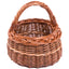 Small Round Wicker Shallow Shopping Basket - Shopping Baskets - British D'sire