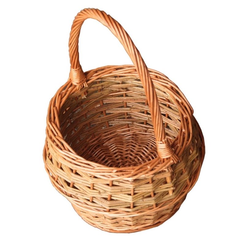 Small Rustic Egg Shopping Basket - Shopping Baskets - British D'sire Main image