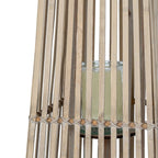 Small Silo Wicker Lantern With Glass Holder - Lanterns - British D'sire