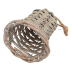 Small Wicker Bell Decoration Christmas Hanging Decoration - Christmas Decor - British D'sire