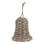 Small Wicker Bell Decoration Christmas Hanging Decoration - Christmas Decor - British D'sire