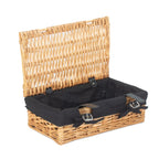 Small Wicker Packaging Basket - Empty Picnic Baskets - British D'sire