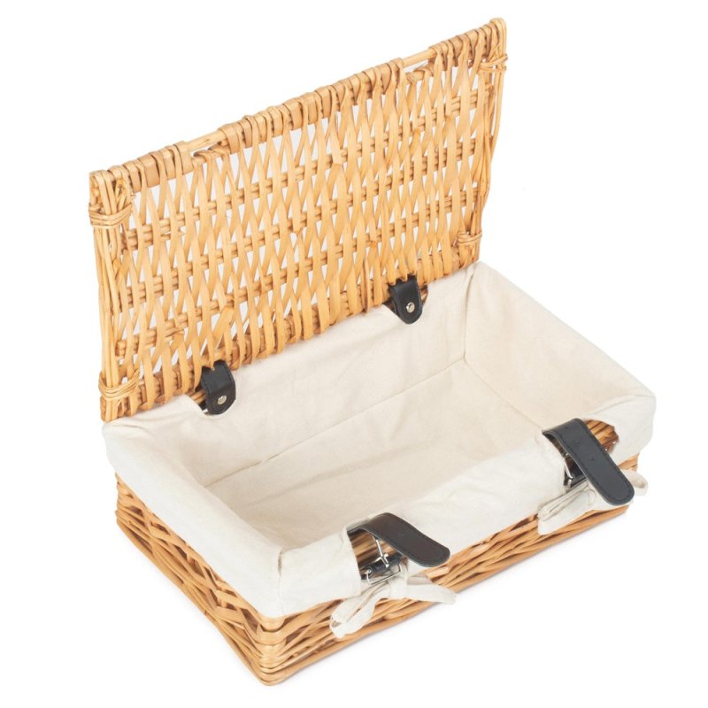 Small Wicker Packaging Basket - Empty Picnic Baskets - British D'sire