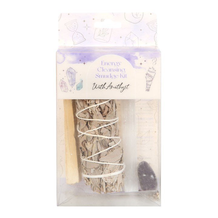 Smudge Kit with Amethyst Crystal - British D'sire Main image