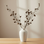Snowy Winter Woodland Branch With Pinecones Artificial Flower Stem - Artificial Plants & Trees - British D'sire