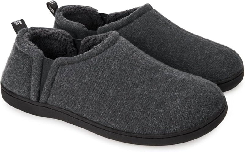 Snug Leaves Men’s Wool Felt Slippers – Elastic, Warm, Comfy - Men's shoes - British D'sire
