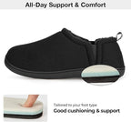 Snug Leaves Men’s Wool Felt Slippers – Elastic, Warm, Comfy - Men's shoes - British D'sire