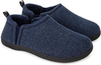 Snug Leaves Men’s Wool Felt Slippers – Elastic, Warm, Comfy - Men's shoes - British D'sire