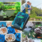 SOBO SB - 348A 5W Double - hole 220 - 240V Transparent Ultra - Quiet Aquarium Air Pump - British D'sire