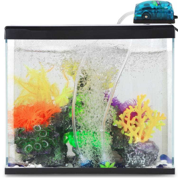 SOBO SB - 348A 5W Double - hole 220 - 240V Transparent Ultra - Quiet Aquarium Air Pump - British D'sire