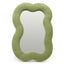 Soft Squiggly Mirror - Large Cloud - Moss Green (33.4X23.5X2.3cm) - Soft Squiggly Mirrors - British D'sire