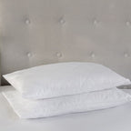 Soft Touch Quilted Waterproof Pillow Protector Pair Zippered Closing - British D'sire