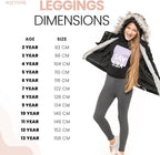 SOFTSAIL Fleece Lined Leggings Girls Children Cotton Kids Leggings Warm School Trousers Kids Fleece Lined Trousers Tights Thermal Pants for Girl Child Age 2 - 13 - Leggings - British D'sire