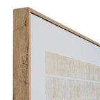 Sola Textured Line Canvas in Frame - Wall Art & Signs - British D'sire