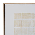 Sola Textured Line Canvas in Frame - Wall Art & Signs - British D'sire