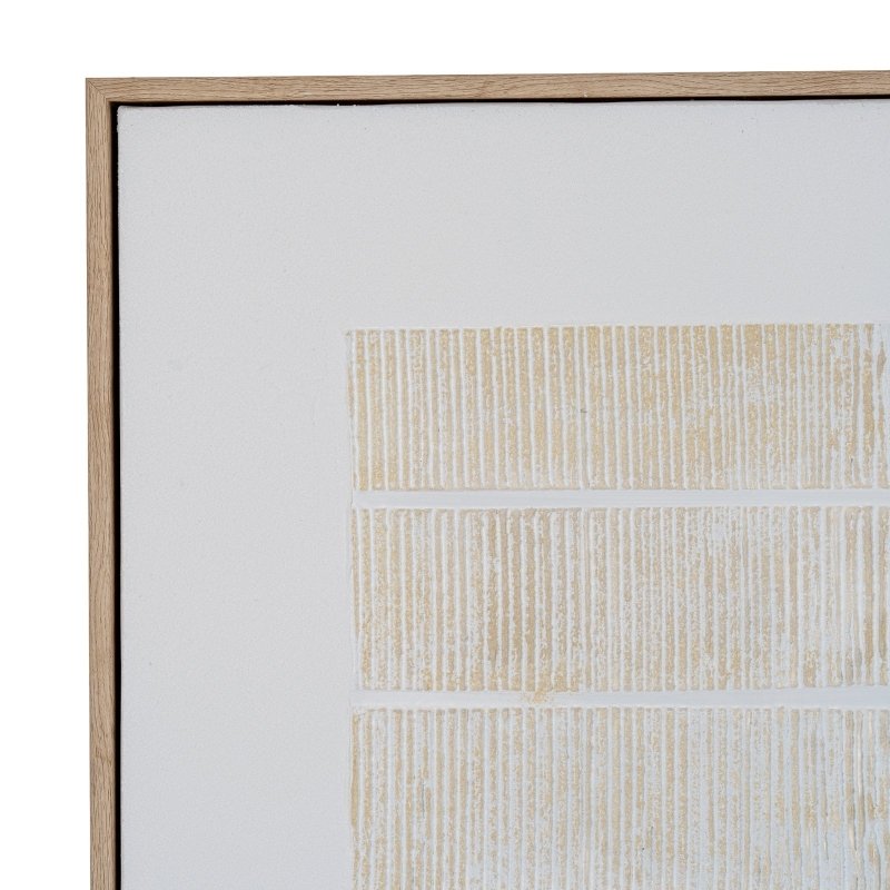 Sola Textured Line Canvas in Frame - Wall Art & Signs - British D'sire