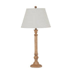Solenne Table Lamp With Edged Linen Shade - Lamps - British D'sire
