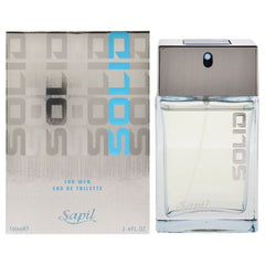 Solid Blue by Sapil for Men - 3.4 oz EDT Spray - EDT Spray - British D'sire