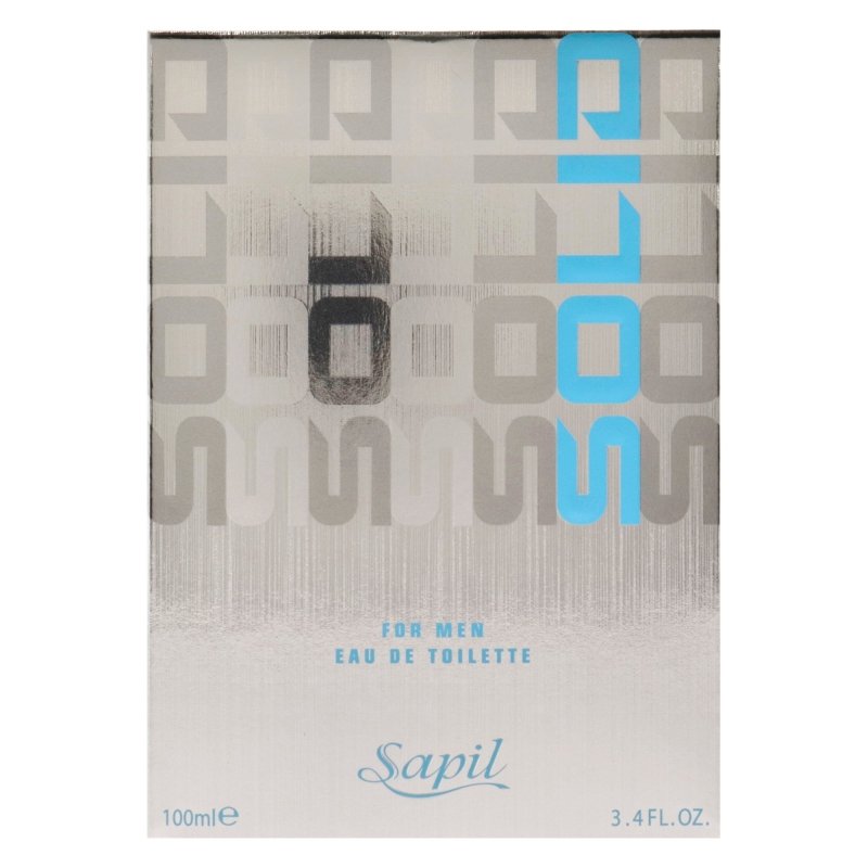 Solid Blue by Sapil for Men - 3.4 oz EDT Spray - EDT Spray - British D'sire