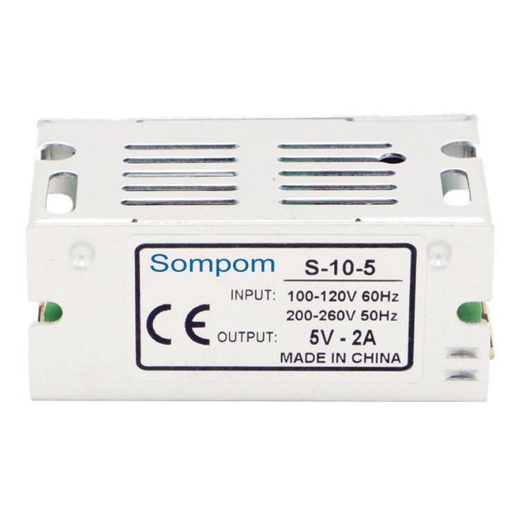 SOMPOM S - 10 - 5 10W 5V 2A Switching Driver LED Light Strip Display Screen Lighting Monitor Power Supply - British D'sire