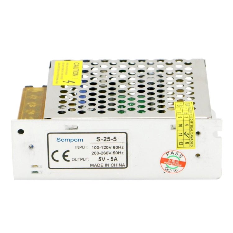 SOMPOM S - 25 - 5 25W 5V 5A Switching Driver LED Light Strip Display Screen Lighting Monitor Power Supply - British D'sire