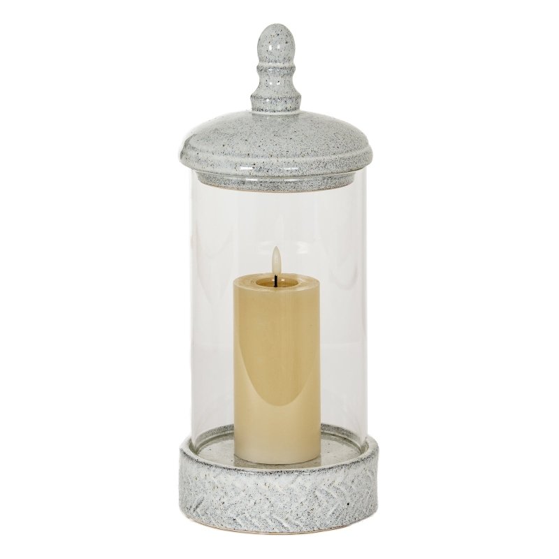Sona Medium Hurricane Lantern With Lid - Lanterns - British D'sire