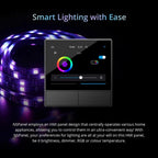 Sonoff NSPanel WiFi Smart Scene Switch Thermostat Temperature All - in - One Control Touch Screen, EU Plug(Black) - British D'sire