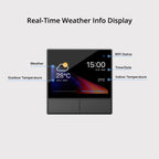 Sonoff NSPanel WiFi Smart Scene Switch Thermostat Temperature All - in - One Control Touch Screen, EU Plug(Black) - British D'sire