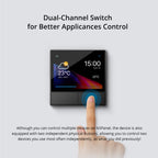 Sonoff NSPanel WiFi Smart Scene Switch Thermostat Temperature All - in - One Control Touch Screen, EU Plug(Black) - British D'sire
