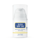 SOS Moisturizing & Protecting SPF 50 Sun Cream 50ml | Broad Spectrum UVA & UVB Protection | Hydrating Sunscreen for Sensitive Skin | Non - Greasy, Anti - Aging Formula - Body Care - British D'sire