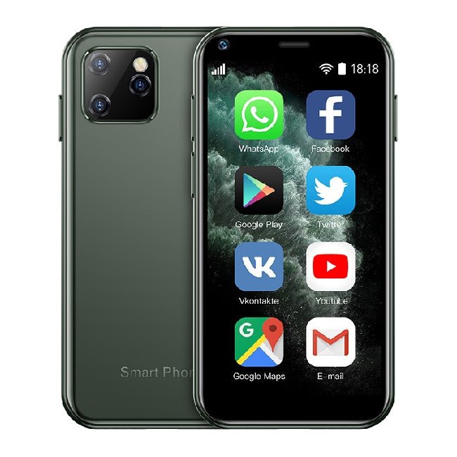 SOYES XS11, 1GB+8GB, 2.5 inch MTK6580 Quad Core up to 1.3GHz, Bluetooth, WiFi, FM, Network: 3G, Dual SIM(Green) - British D'sire