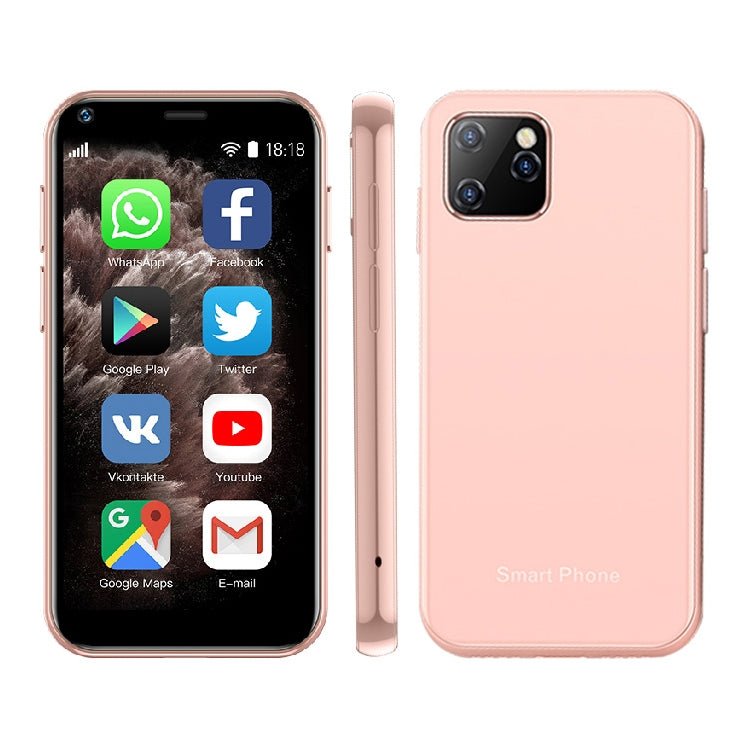 SOYES XS11, 1GB+8GB, 2.5 inch MTK6580 Quad Core up to 1.3GHz, Bluetooth, WiFi, FM, Network: 3G, Dual SIM(Pink) - British D'sire
