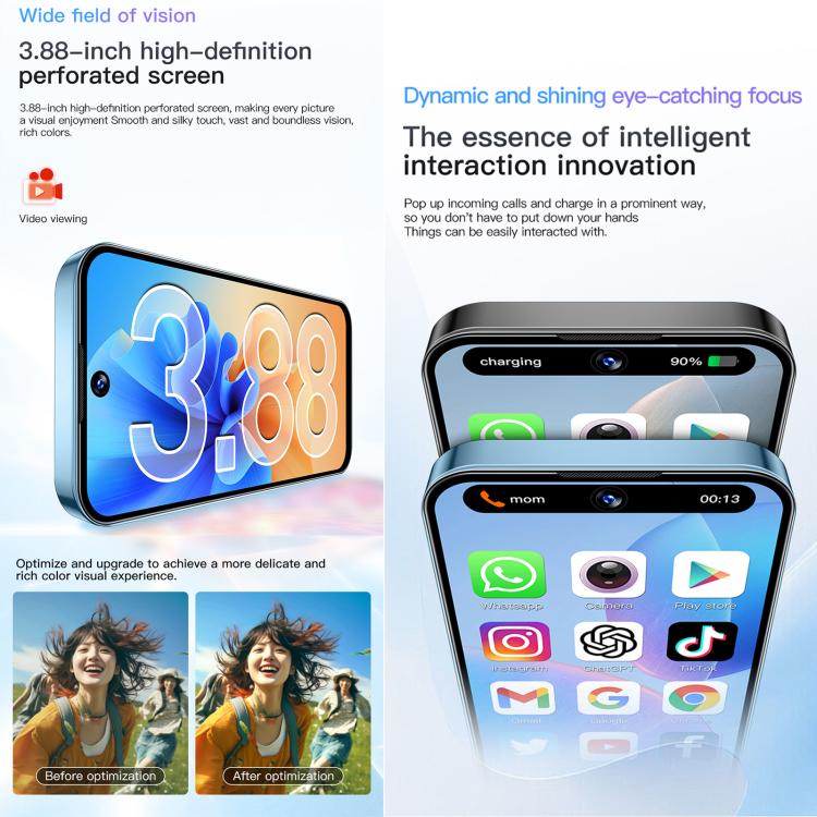 SOYES XS19, 2GB+16GB, 3.88 inch Android 10.0 MTK6580 Quad Core, Network: 3G, Dual SIM (Black) - British D'sire