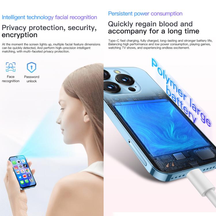 SOYES XS19, 2GB+16GB, 3.88 inch Android 10.0 MTK6580 Quad Core, Network: 3G, Dual SIM (Blue) - British D'sire