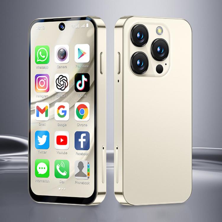 SOYES XS19 Pro, 6GB+128GB, 3.8 inch Android 12.0 MTK6762 Quad Core, Network: 4G, Dual SIM, GPS, OTG, Support Google Play Store (Beige) Secondary image