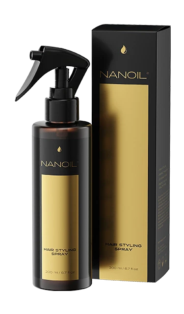 NANOIL Hair Styling Spray (spray for improved hair manageablity)