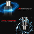 SPORTSMAN SM - 418 Electric Mini Shaving Eyebrows Hair Nose Hair Trimmer USB(White) - British D'sire