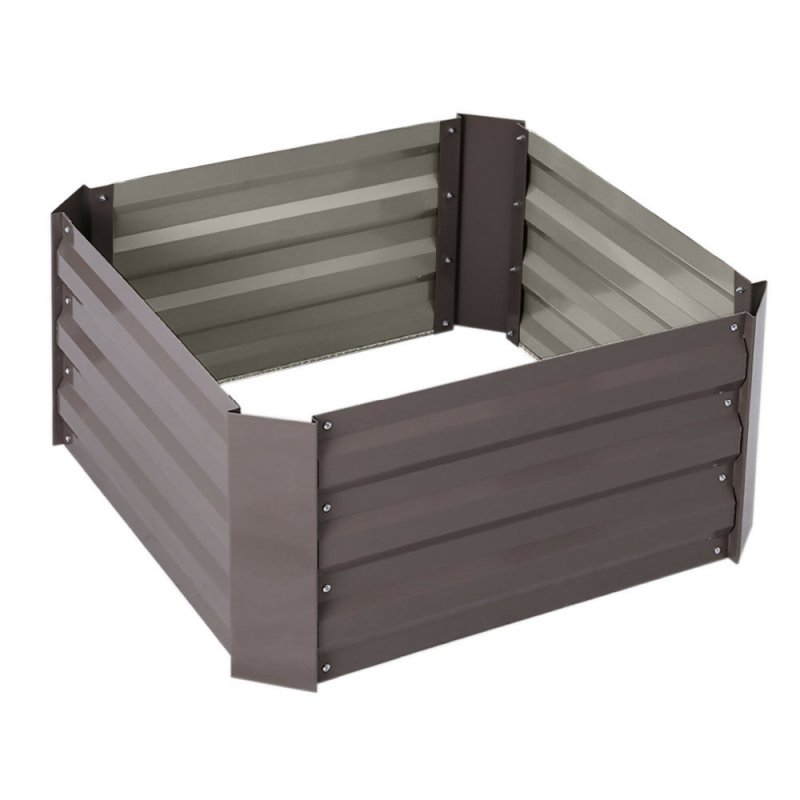 Square Metal Raised Bed Kit Raised Garden Bed Outdoor Seed Bed Planter 100 cm W x 100 cm D Secondary image