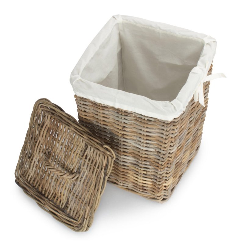 Square Rattan Laundry Basket - Laundry Baskets - British D'sire