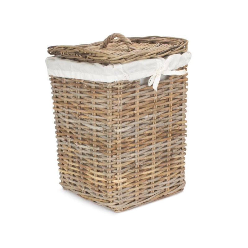 Square Rattan Laundry Basket - Laundry Baskets - British D'sire