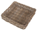 Square Rattan Serving Basket - Serving Tray - British D'sire