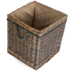 Square Rope Handled Log Storage Basket - Log Baskets - British D'sire